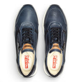Getafe – Blaue Herren-Sneaker aus Leder, bequemer Tragekomfort