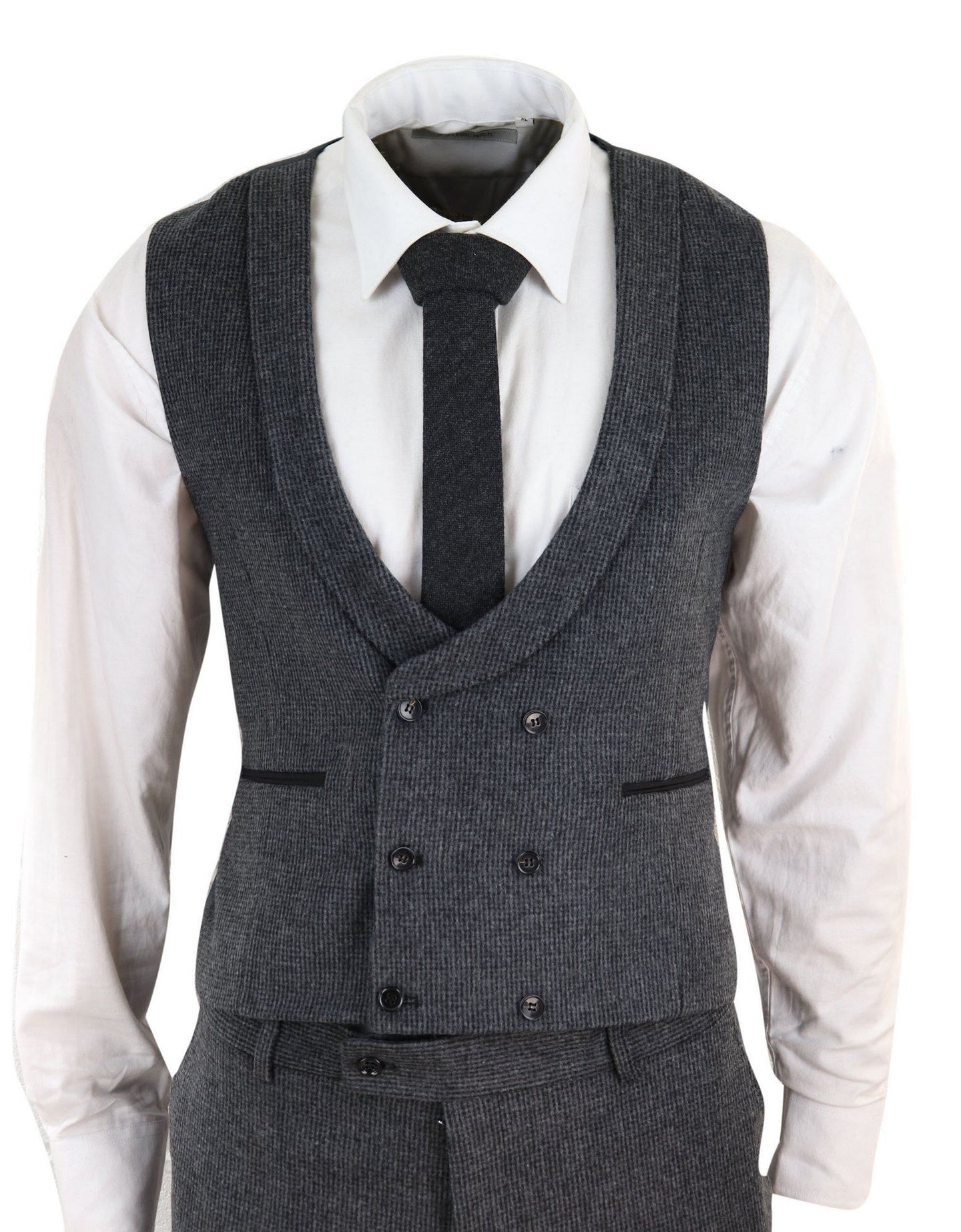 Grey Tweed 3 Piece Suit