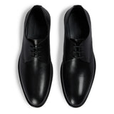 Henley – Schwarze, klassische Derby-Schuhe für Herren mit schlichter Zehenkappe