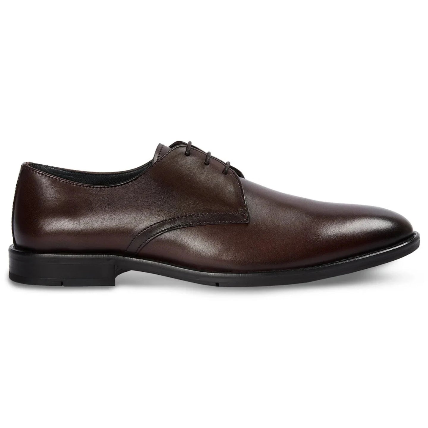 Henley - Braune Herren-Derbyschuhe mit klassischer, schlichter Zehenpartie