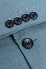 James – Hellblauer Herrenblazer mit Struktur