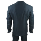 Jasper Men's Olive Green 3-Piece Suit with Prince of Wales Black Check