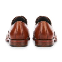 Jett - Herren Oxford-Schuhe mit hellbrauner Kreuzstich-Zehenkappe