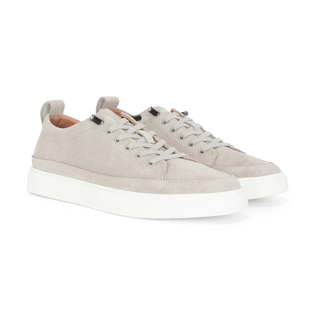 Josh - Graue Herren-Sneaker aus Wildleder
