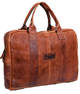 Real Leather Carry On Overnight Bag - Tan,