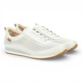 Liverpool – Weiße Herren-Sneaker aus Leder mit elastischem Bund zum Hineinschlüpfen