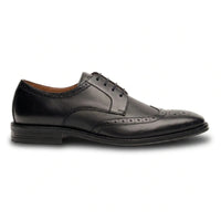 Lorenzo - Herren-Oxfordschuhe aus schwarzem, poliertem Leder