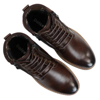 Men's Lace Up Brown Ankle Boots
