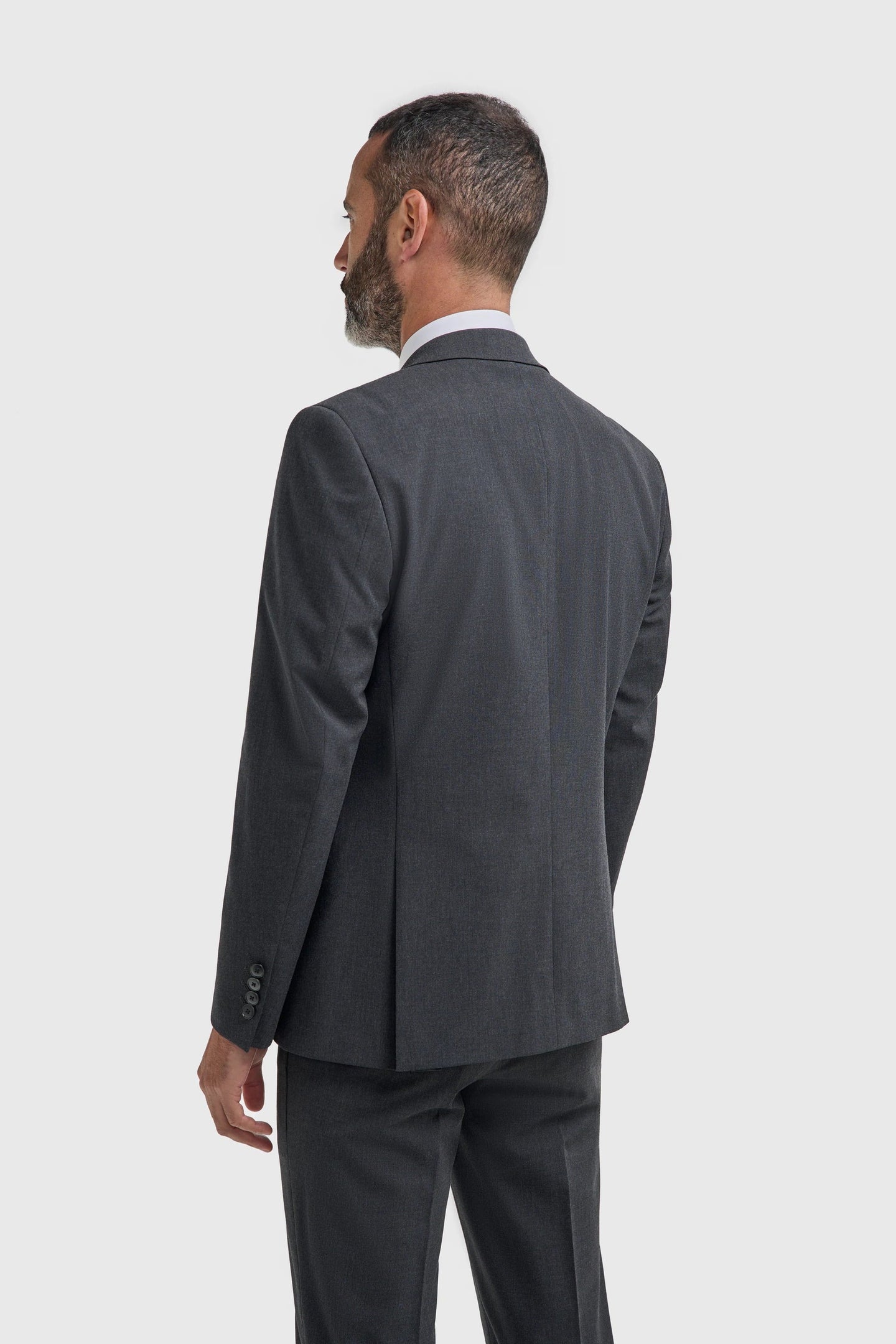 Malibu – Herrenblazer in Anthrazit mit Struktur