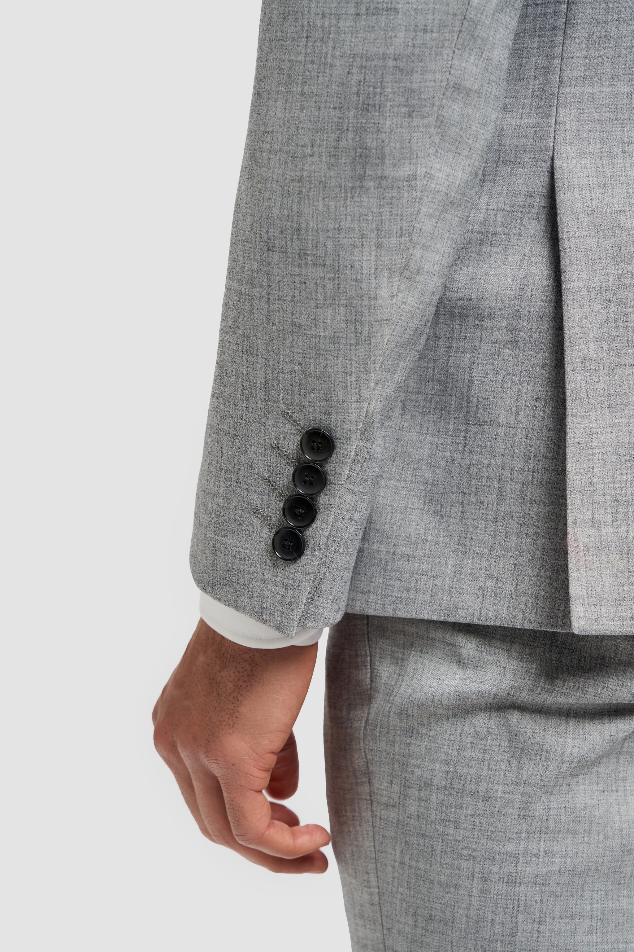 Malibu – Grauer Herrenblazer in taillierter Passform