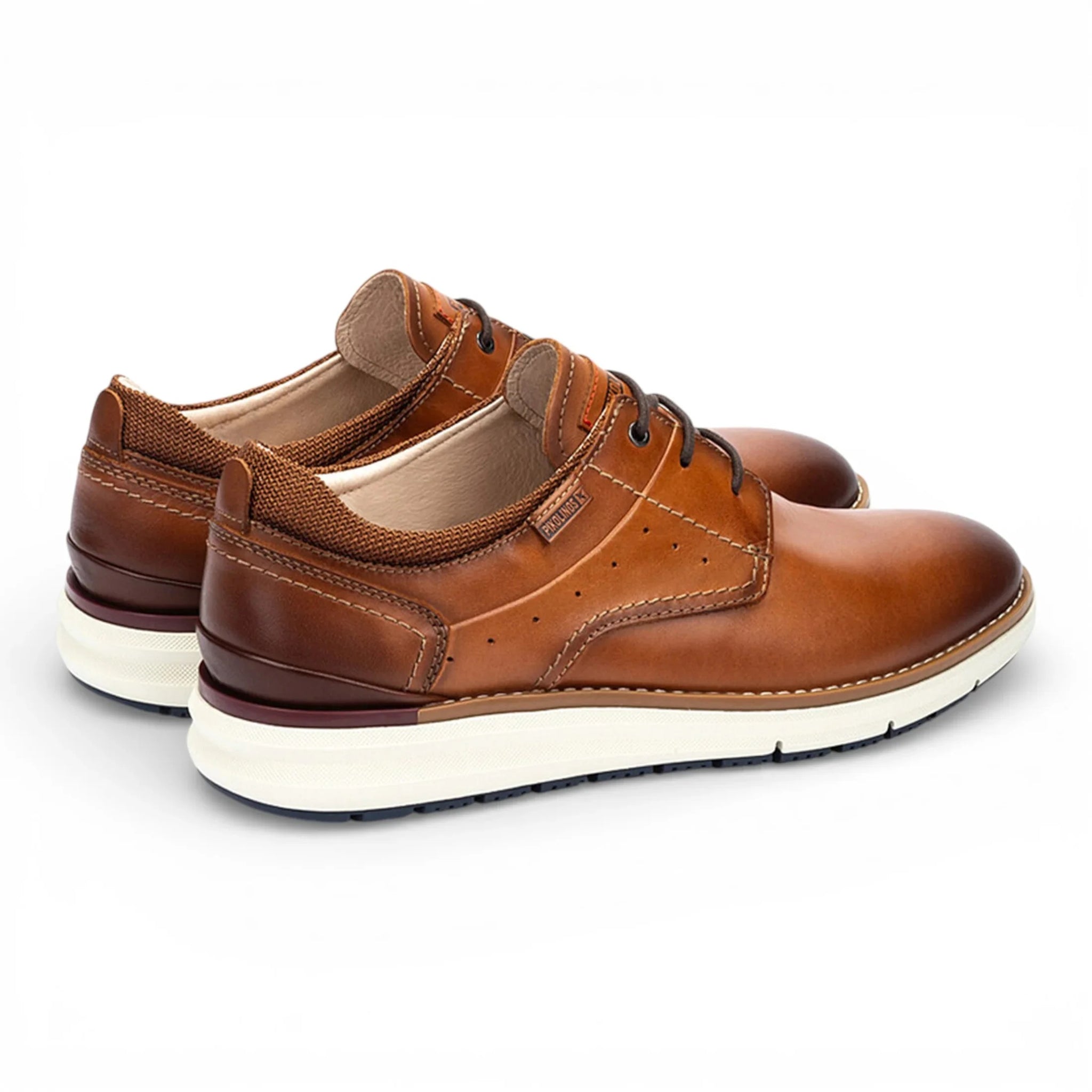 Manacor – Braune Herren-Sneaker aus Leder mit Schnürung