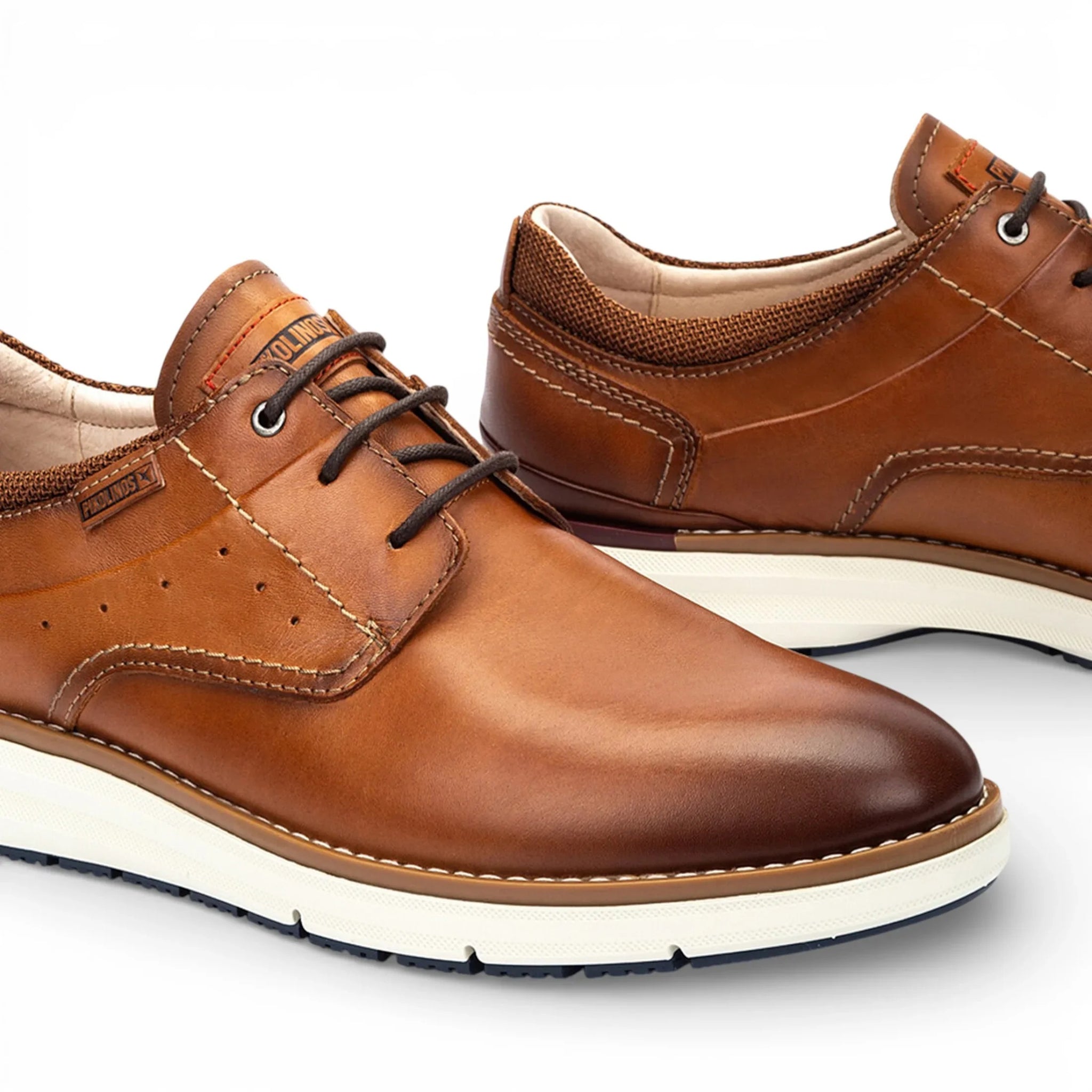 Manacor – Braune Herren-Sneaker aus Leder mit Schnürung