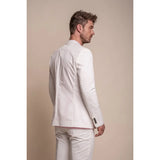 Mario - Men's Smart Summer Cream Blazer