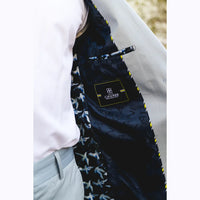 Mario - Men's 2 Piece Summer Suit Light Blue Office Wedding Classic Italian