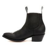 Mens Cowboy Ankle Boots Grinders Maverick Real Leather Western Riding Cuban