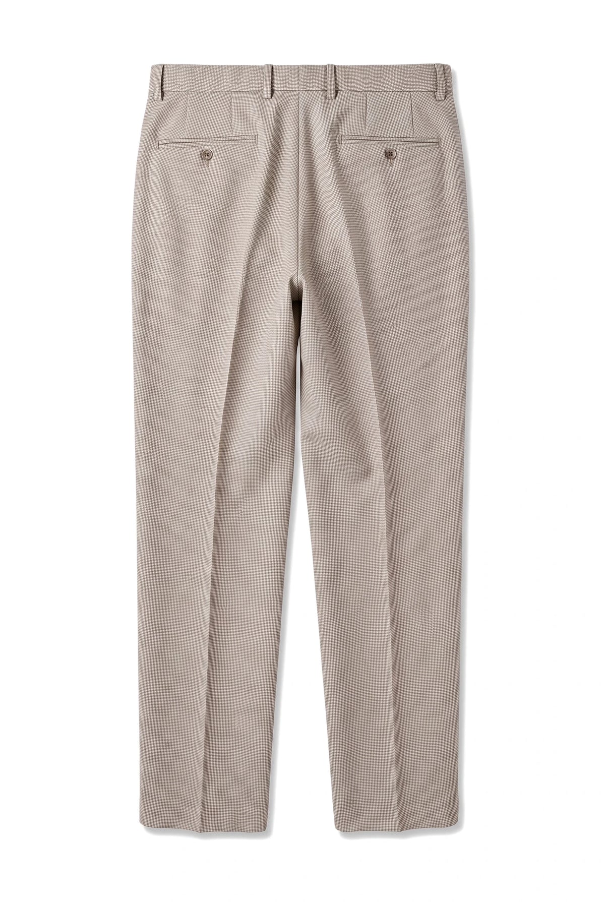 Mayfair – Beige Anzughose mit Vogelaugenmuster für Herren