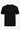 Schwarzes, klassisches Herren-Strickshirt mit kurzen Ärmeln und Rundhalsausschnitt