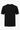 Schwarzes Herren-Strick-T-Shirt, normale Passform, Rundhalsausschnitt, Kurzarm