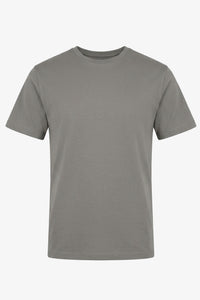 Klassisches Herren-T-Shirt aus Baumwollmischgewebe in Anthrazit
