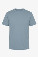 Klassisches hellblaues Baumwoll-T-Shirt für Herren