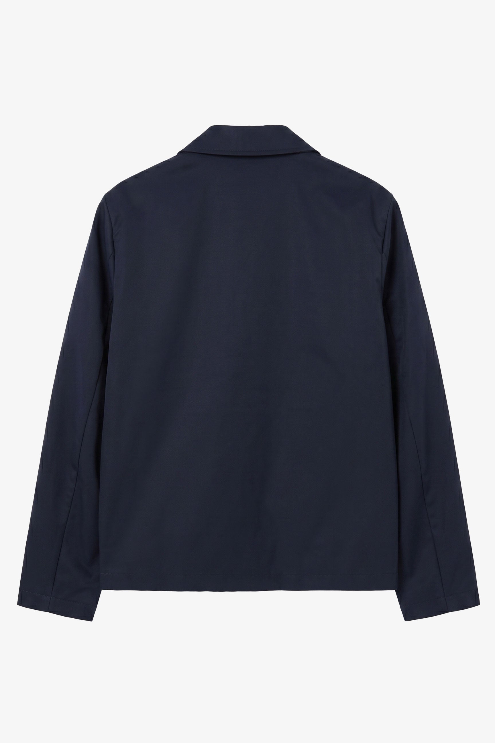 Marineblaue, wasserdichte Harrington-Jacke für Herren mit Kragen