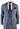 Mens 3 Piece Blue Check Suit - Marc Darcy Hilton
