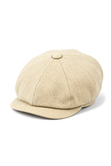 Herren 8 Panel Razor Sommer Beige Baker Boy Hut Baumwolle Blinders Newsboy Flat Cap Shelby