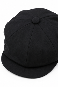 Herren 8 Panel Razor Sommer Schwarz Baker Boy Hut Baumwolle Blinders Newsboy Flat Cap Shelby