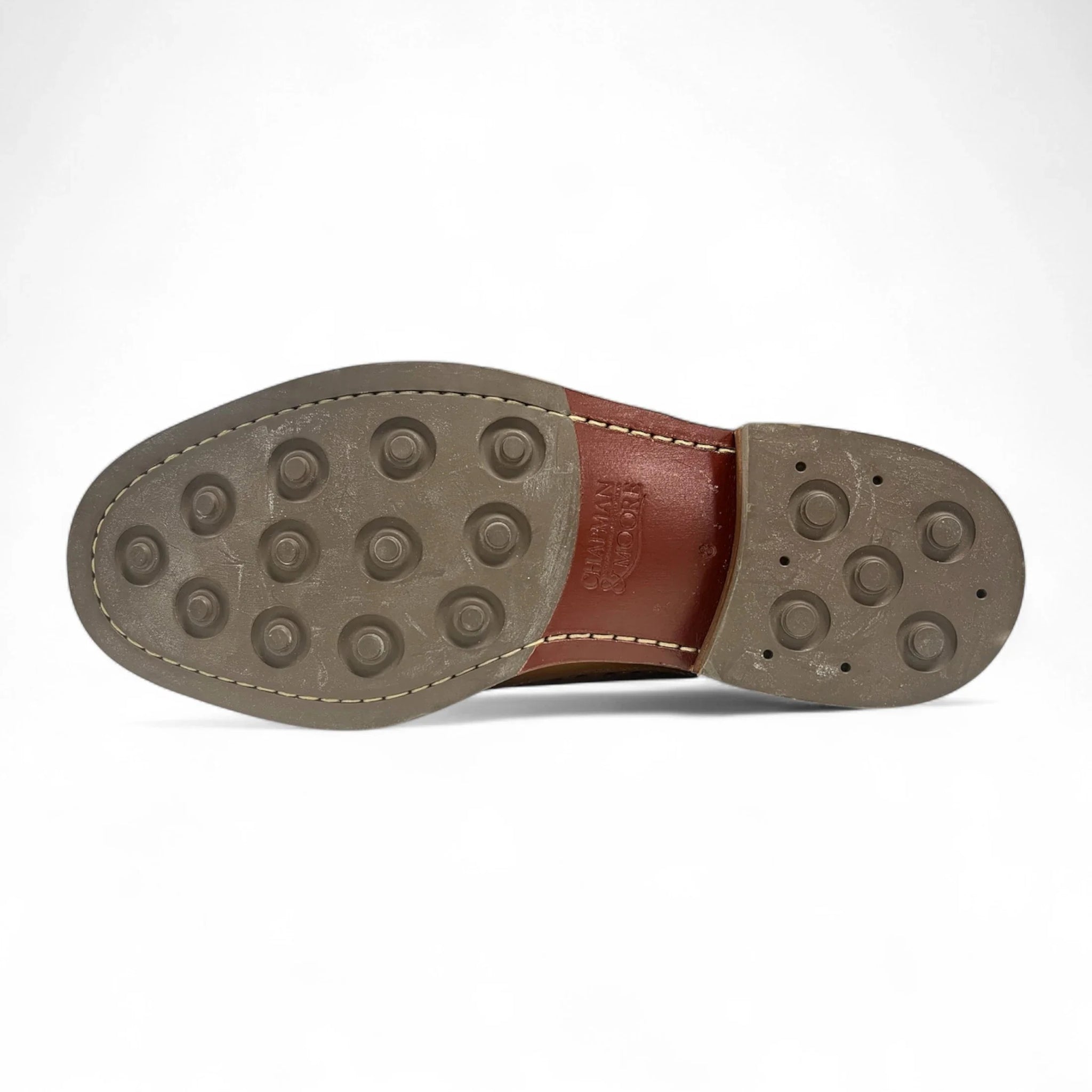 Braune Brogues aus Wildleder für Herren