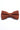 Herrenfliege aus braunem Tweed-Wollmischgewebe