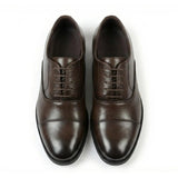 Klassische Oxford-Schnürschuhe für Herren mit Kappe
