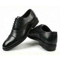 Klassische Oxford-Schnürschuhe für Herren mit Kappe