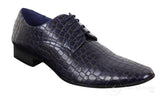 Mens Crocodile Skin Effect Shoes