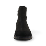Dunkelgraue, wasserabweisende Chelsea-Stiefeletten für Herren