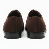 Herren-Oxford-Schnürschuhe aus Wildlederimitat