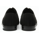 Herren-Oxford-Schnürschuhe aus Wildlederimitat