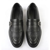 Herren-Slipper mit Fransen und Monk-Strap-Schnitt