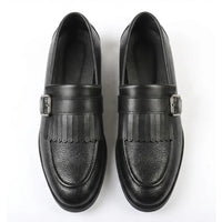 Herren-Slipper mit Fransen und Monk-Strap-Schnitt