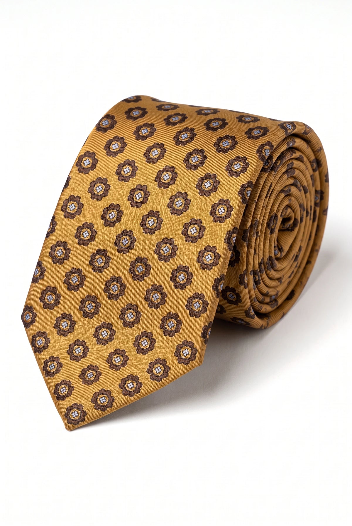 Goldene Paisley-Krawatte für Herren