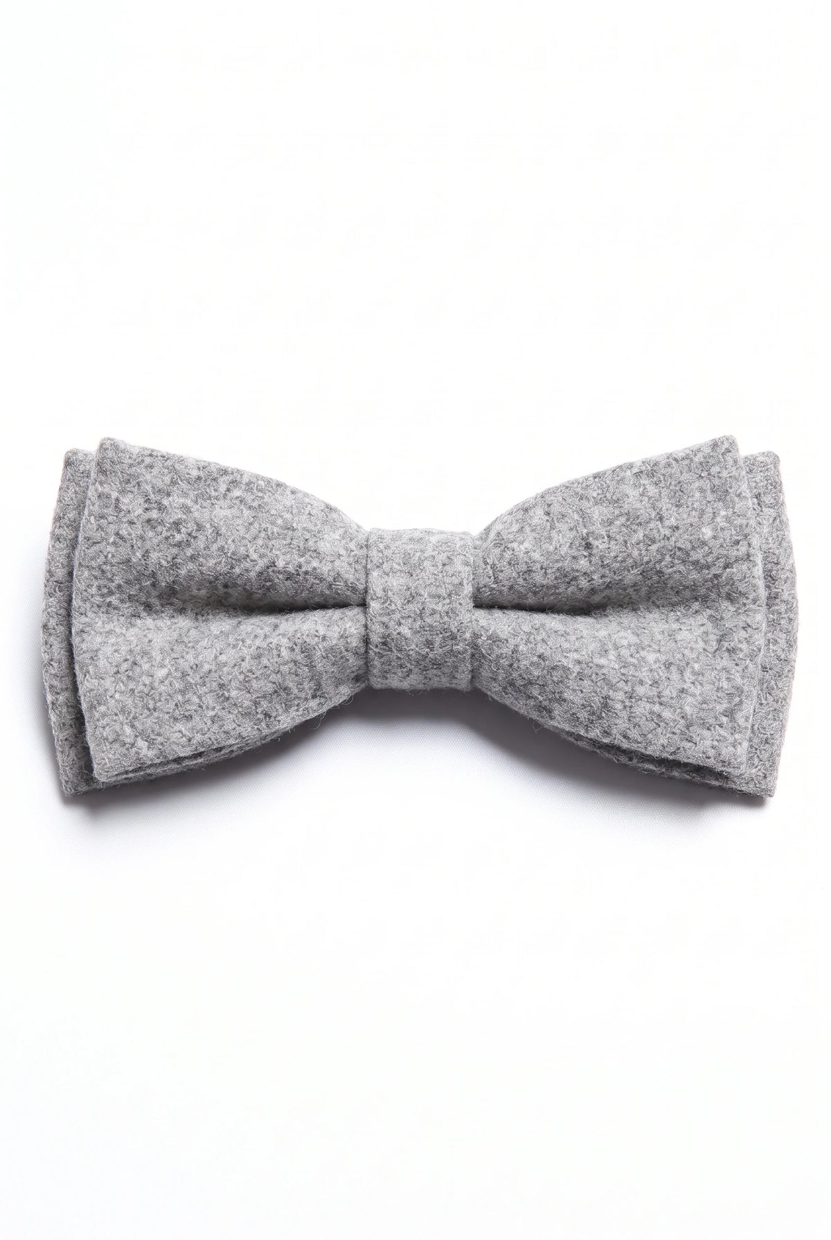 Graue Tweed-Fliege für Herren