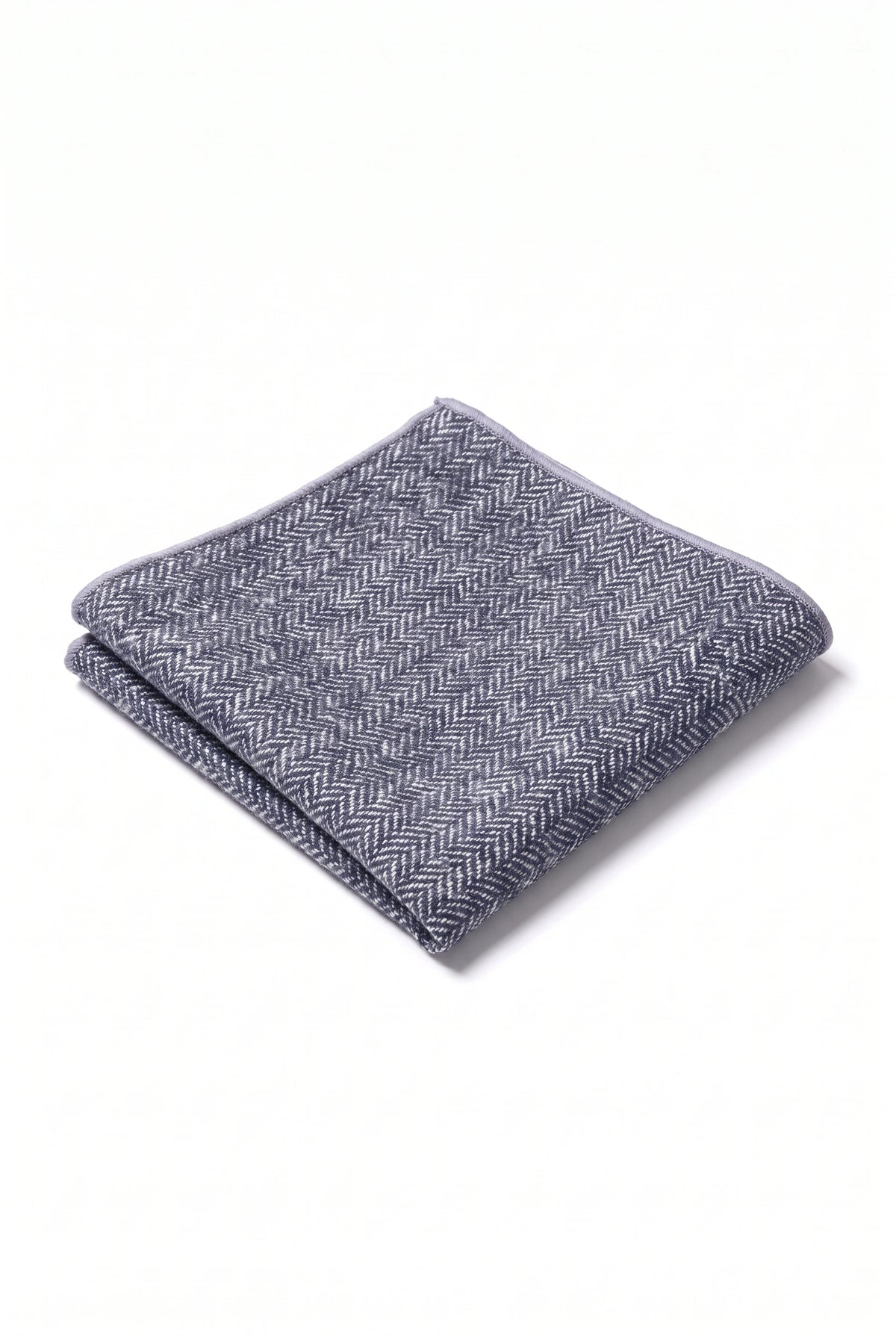 Einstecktuch für Herren, hellblau, aus Tweed-Wollmischung