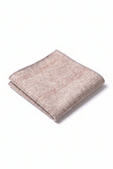 Einstecktuch für Herren, hellrosa, aus Tweed-Wollmischung