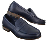 Mens Nubuck Leather Slip On Loafers Moccasins Shoes Vintage Retro Classic