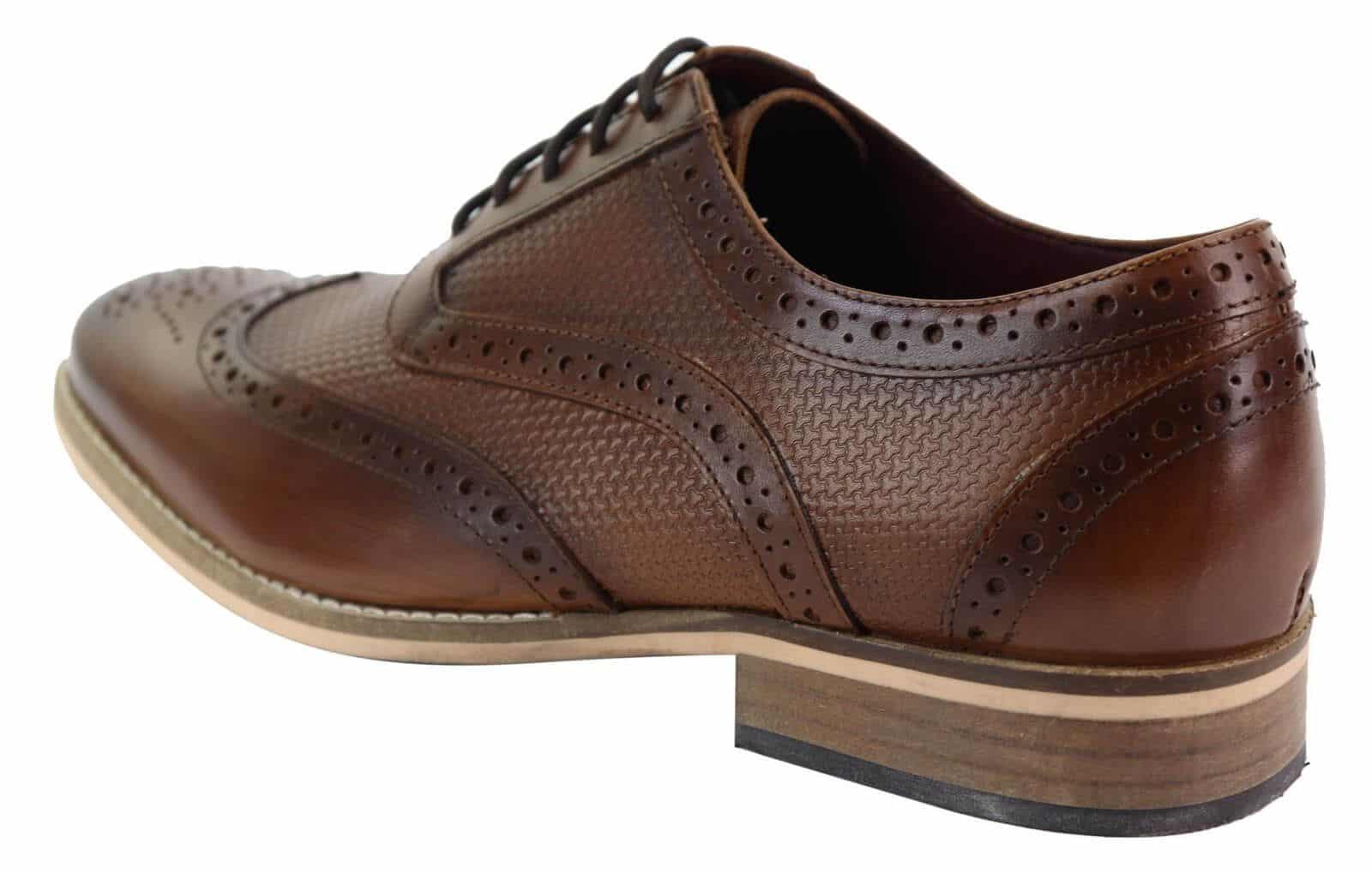 Mens Oxford Shoes with Modern Pattern