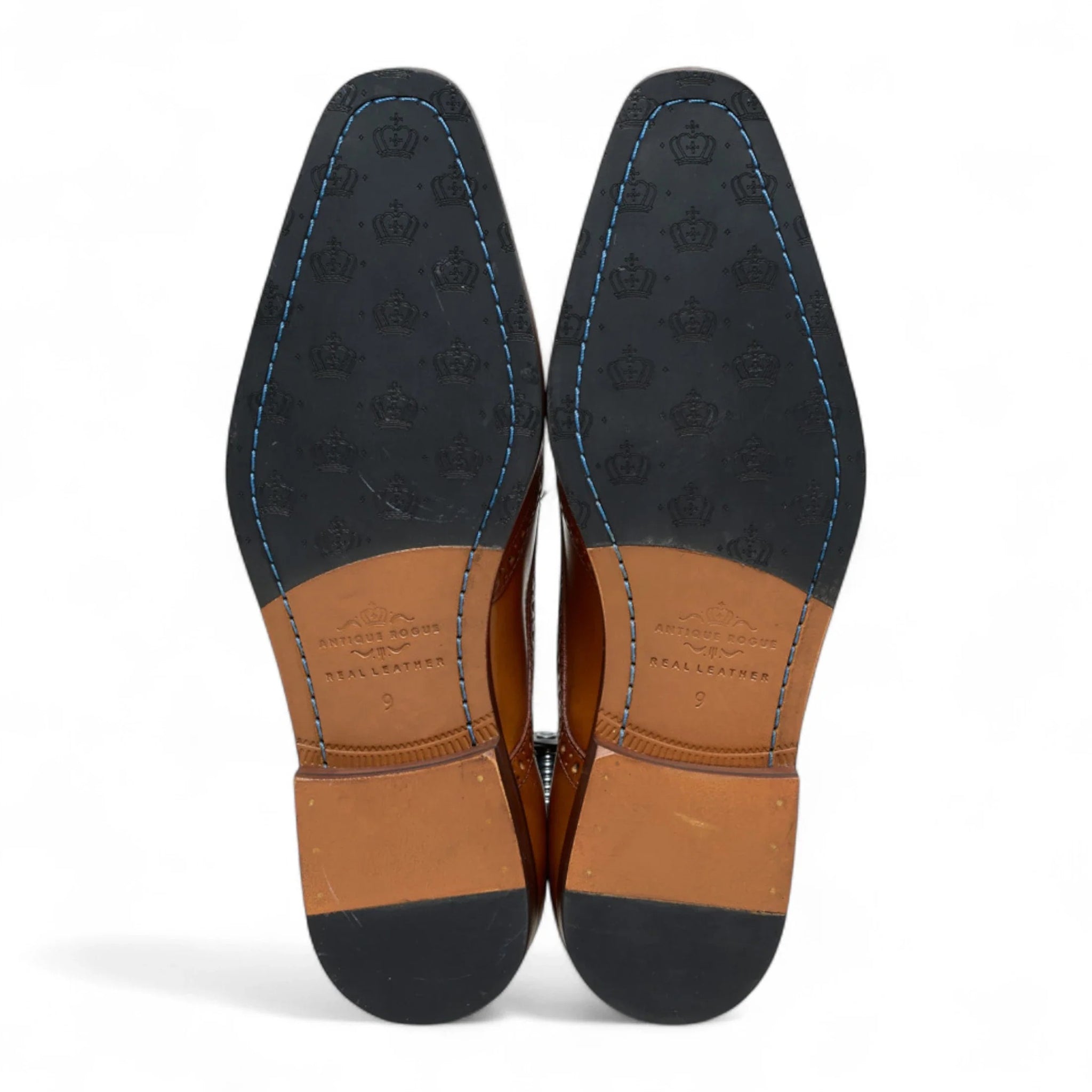 Klassische, formelle Brogue-Schnürschuhe aus hellbraunem Leder für Herren