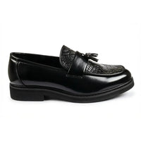 Herren-Loafer mit Quasten und Profilsohle