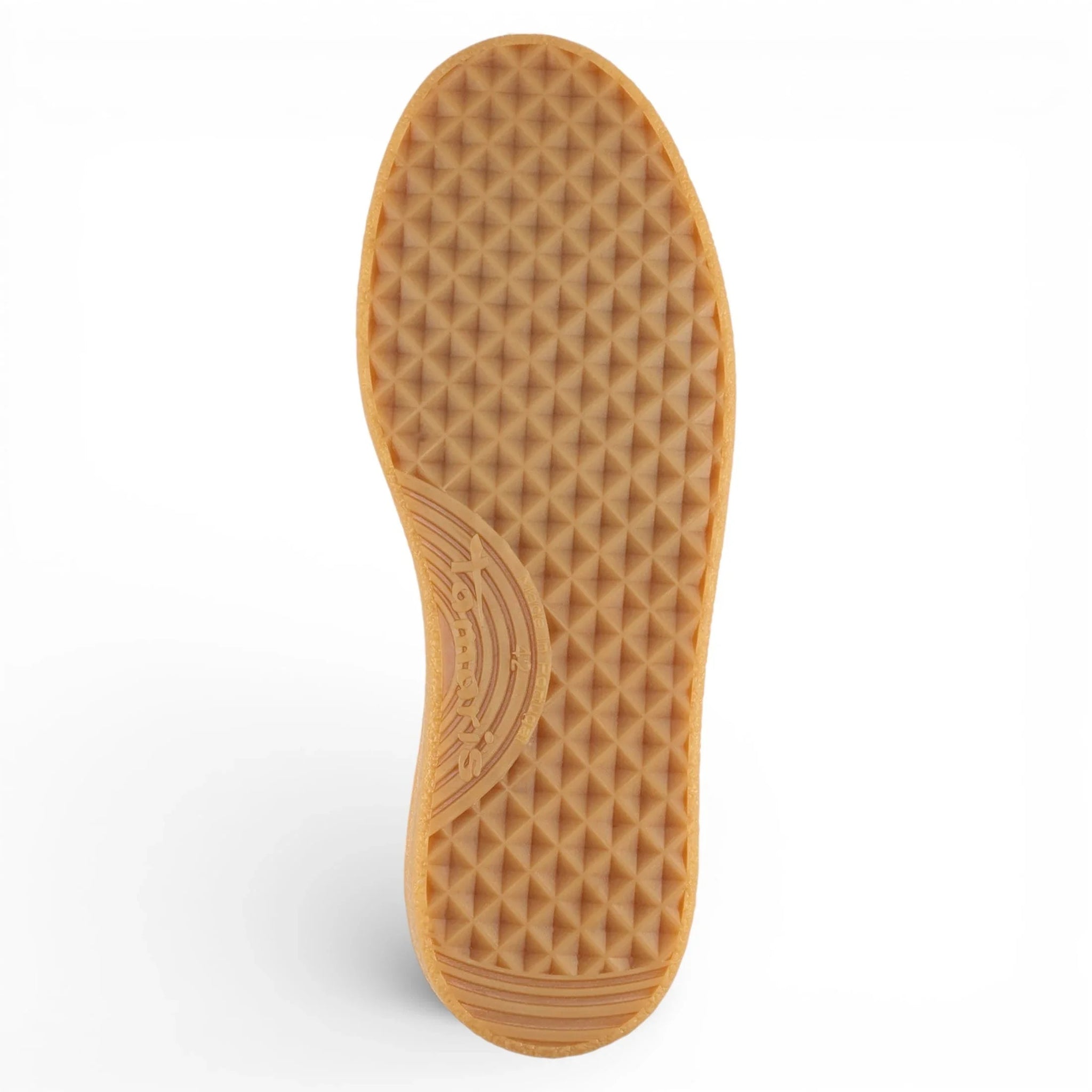 Weiße Herren-Sneaker aus Leder mit schwarzem Streifen