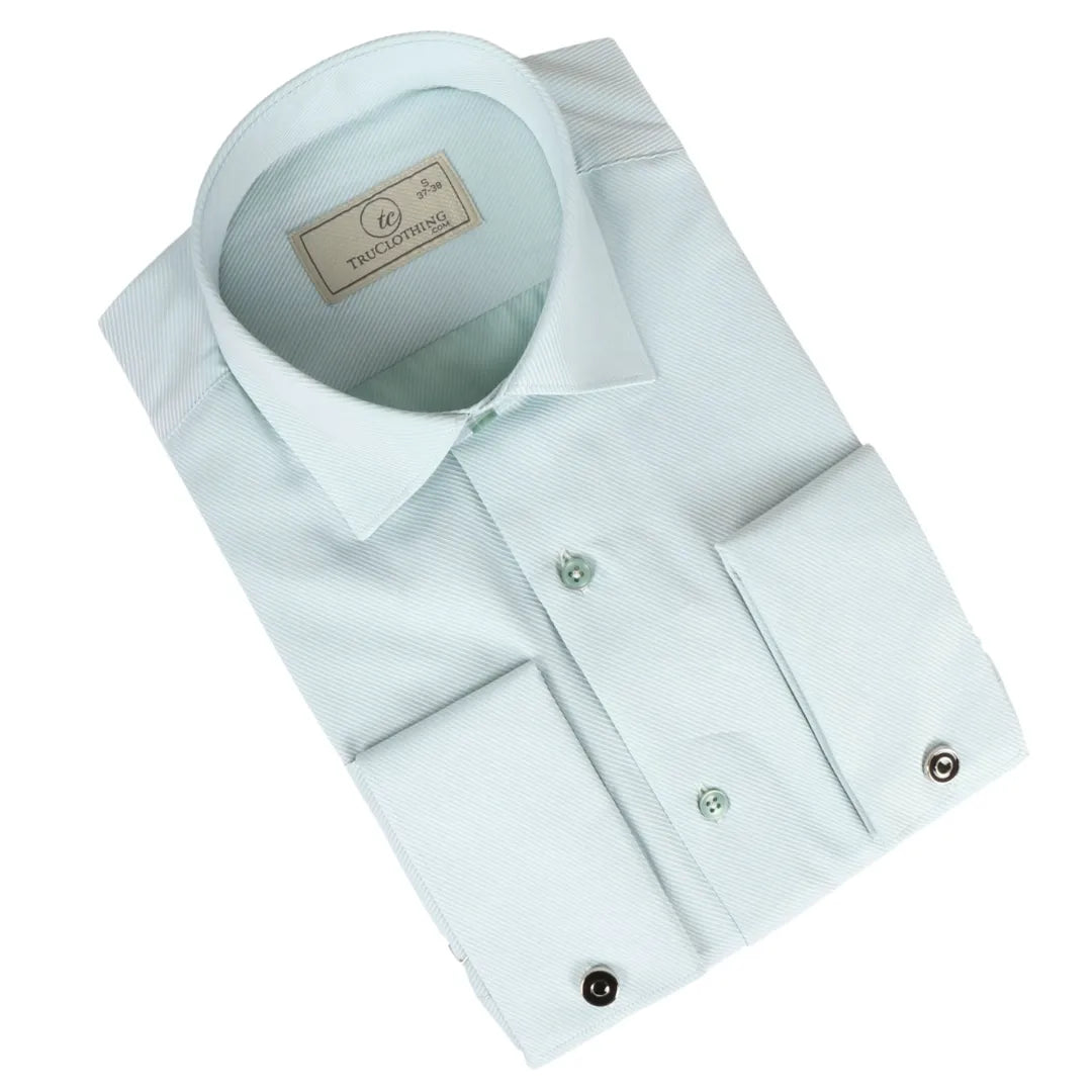 Men's Green Double Cuff Oxford Shirt