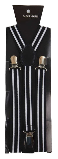 Mens Stripe Classic Trouser Suspenders