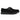 Spitz zulaufende Creeper-Plateauschuhe aus schwarzem Wildleder mit Monk-Schnalle